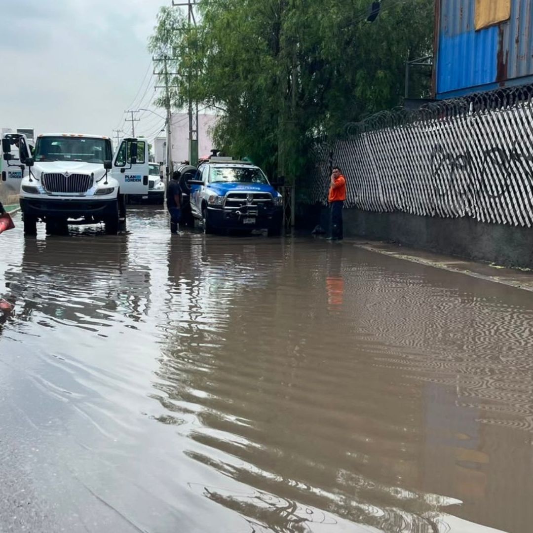 Colapsa Camino a San Pedro Mártir por Inundación